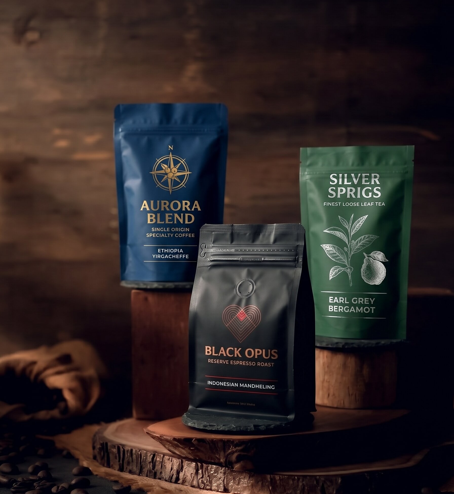 Coffee and tea packaging